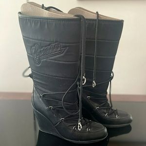Guess waterproof black winter boots size 8.5